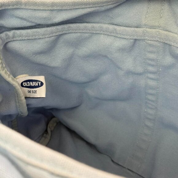 y2k Old Navy tote bag baby blue canvas purse - Picture 3 of 7